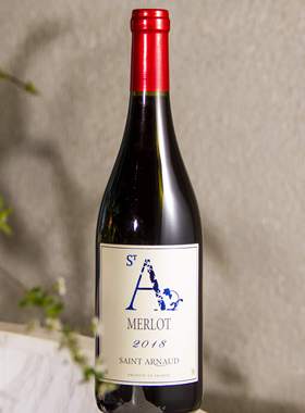 2018法国圣艾挪美乐干红葡萄酒MERLOT红酒