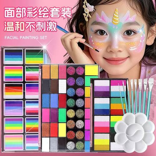 中华好学生舞台妆造型面部彩绘