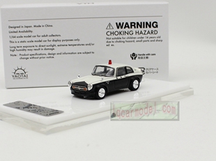 1:64 YTM HONDA本田S800 白黑色警视厅 树脂汽车模型