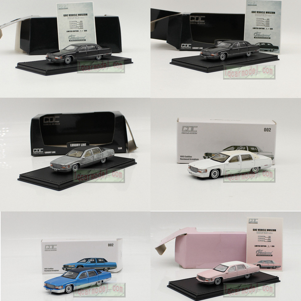 1:64 GOC 1993凯迪拉克Cadillac弗利特伍德(旧版本)合金汽车模型