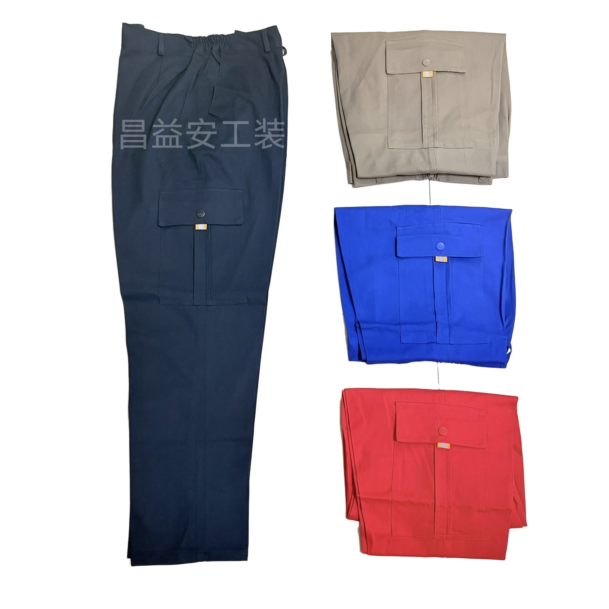 纯棉工作服裤子春秋冬款加厚电焊工装制服