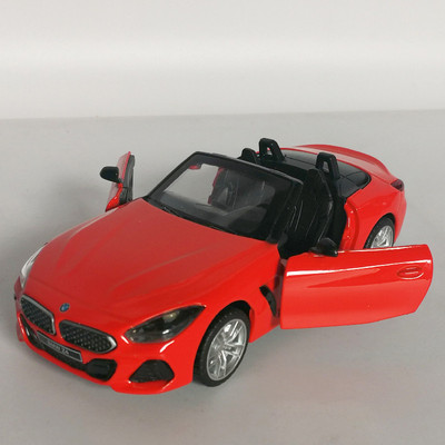 宝马Z4汽车模型仿真合金玩具车声光回力敞篷跑车小汽车
