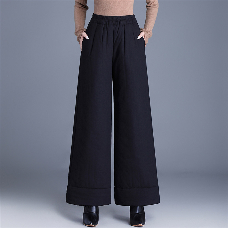 冬季羽绒棉阔腿裤妈妈时尚加厚外穿棉裤女士洋气高腰保暖直筒裤子,女装/女士精品,棉裤/羽绒裤,淘宝优惠券,粉丝福利购,淘宝优惠卷