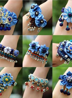 其他女扎染民族风纯手工