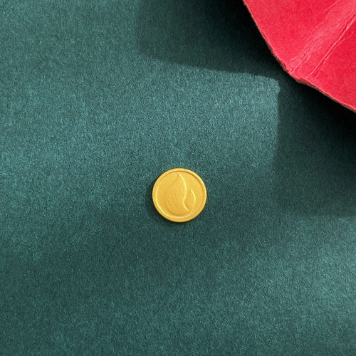足金999.9【1克】黄金实心金条