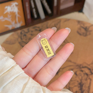 足金999.9#生肖【1克】十二生肖-生肖摇钱鼠金条【先鉴定后发货】