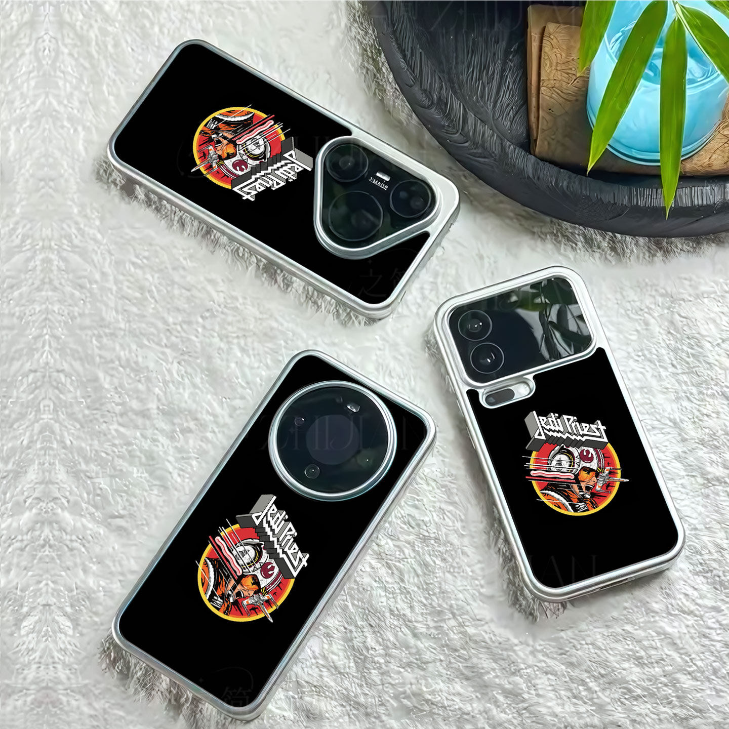 星战飞行员磁吸磨砂黑框电镀玻璃手机壳适用苹果iphone17promax华为P40PROPLUSMATE50PRO荣耀X60GTOPPORENO6P