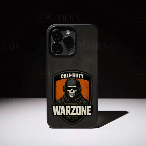 使命召唤战区磁吸磨砂黑框电镀玻璃手机壳适用苹果iphone17promax华为红米K60至尊版荣耀X50IVIVOS17EMATE80P