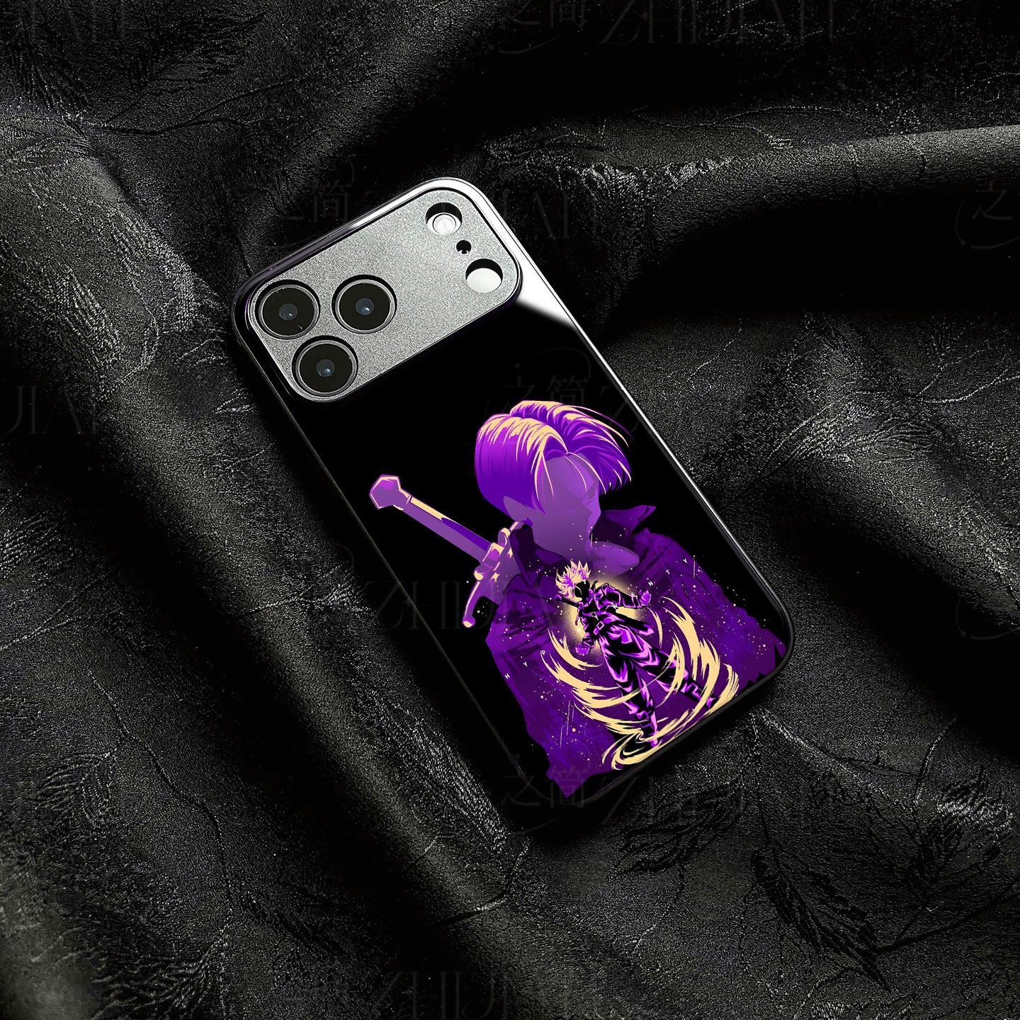 龙珠特兰克斯磁吸磨砂黑框电镀玻璃手机壳适用苹果iphone17promax华为NOVA9PROOPPORENO6PROPLUS小米CIVI3OPP