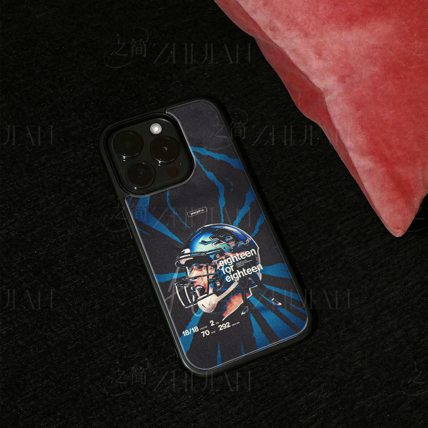 戈夫橄榄球磁吸磨砂黑框电镀玻璃手机壳适用苹果iphone17promax华为IQOONEO7小米15PROIQOONEO9VIVOX100ULTRA