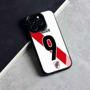 伊瓜因河床9号磁吸磨砂黑框玻璃手机壳适用苹果iphone17promax华为畅享80PRO红米NOTE15PROPLUS三星S25ULTRAO