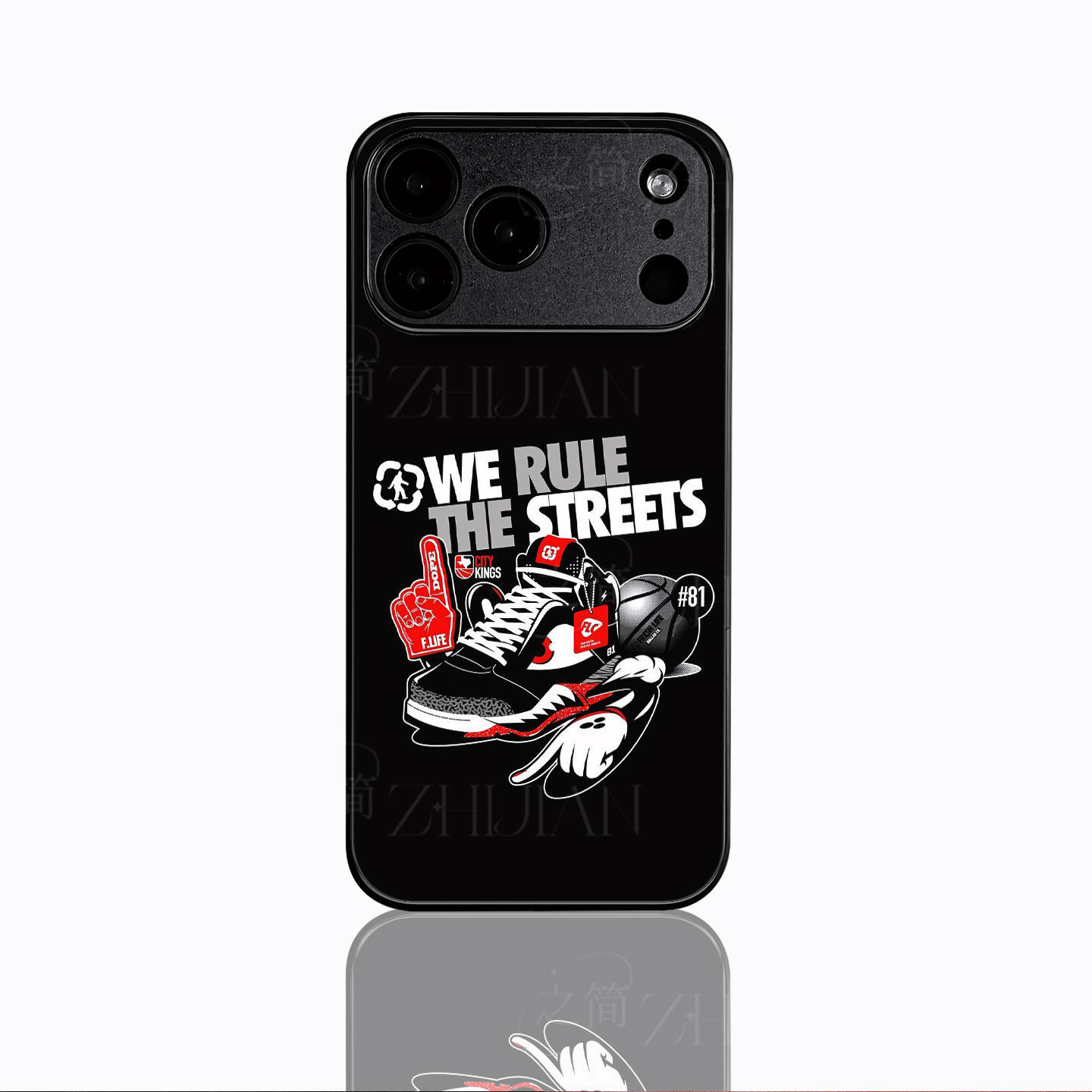 街头潮鞋篮球磁吸磨砂黑框电镀玻璃手机壳适用苹果iphone17promax华为IQOONEO10PROPLUSIQOO1