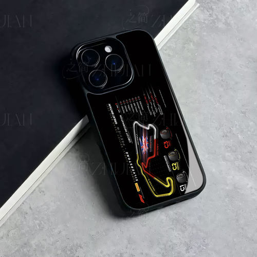 倍耐力F1银石磁吸磨砂黑框电镀玻璃手机壳适用苹果iphone17promax华为PURA70ULTRA荣耀MAGIC7PRO红米TURBO3畅