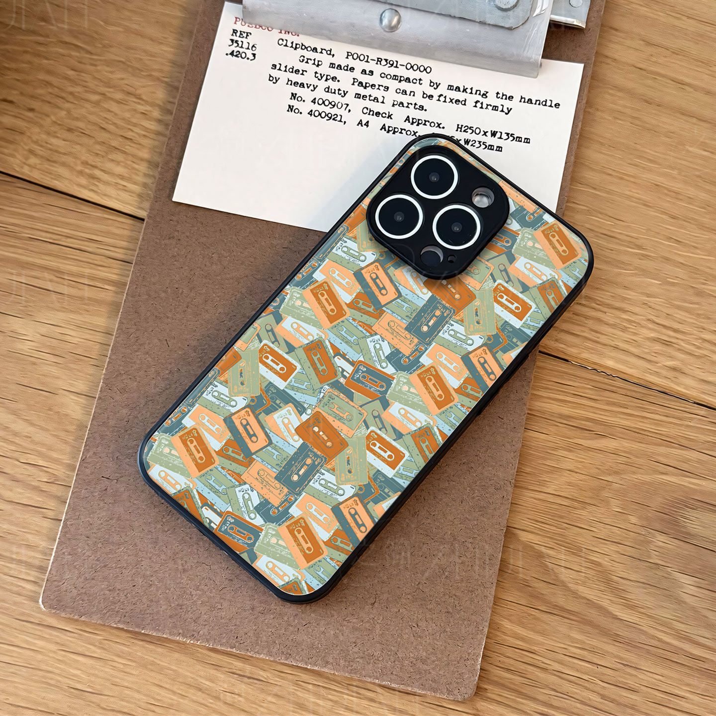 复古磁带堆叠磁吸磨砂黑框电镀玻璃手机壳适用苹果iphone17promax华为红米NOTE13PROPLUS红米NOTE15PROPLUS荣