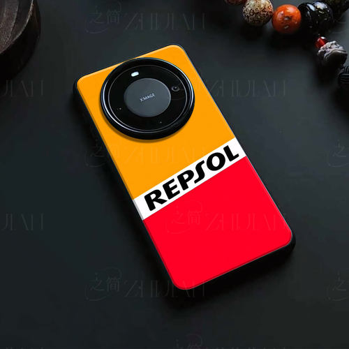 REPSOL品牌磁吸磨砂黑框电镀玻璃手机壳适用苹果iphone17promax华为VIVOS50PROMINI荣耀MAGIC8PROAIR荣耀300P