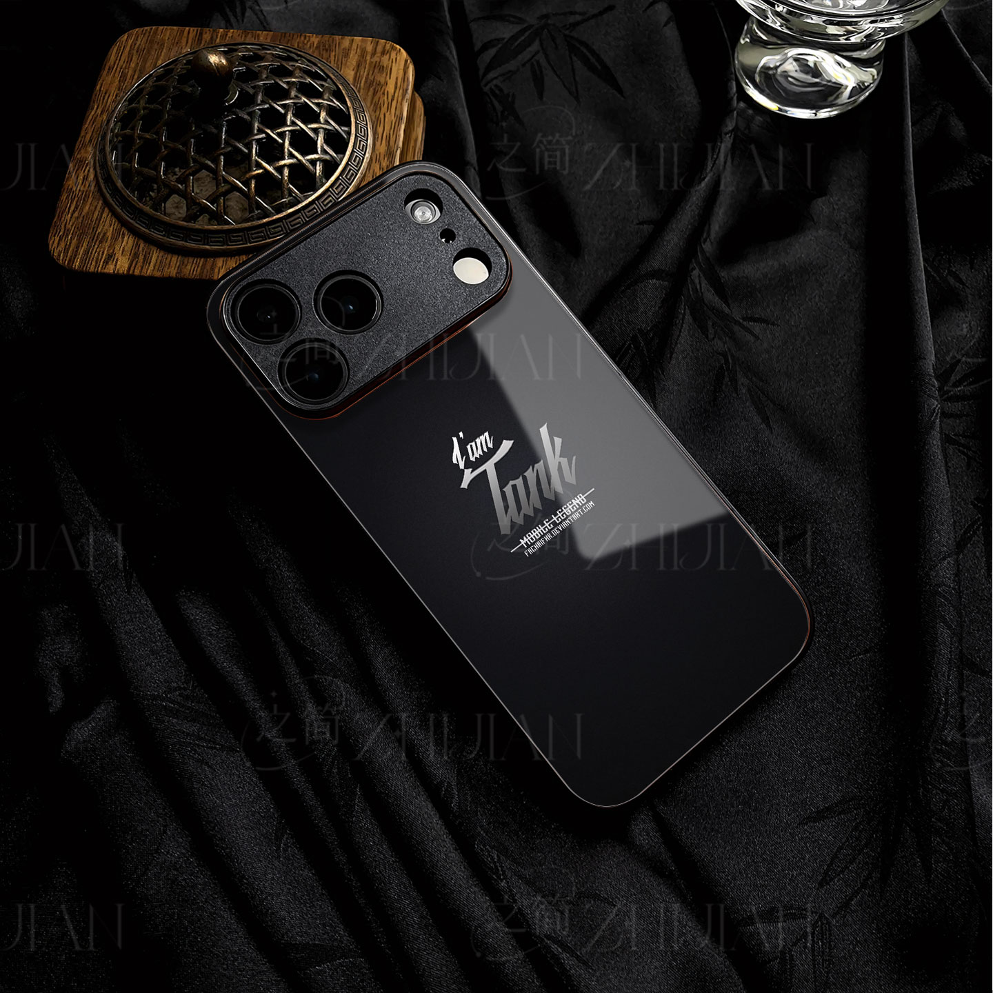 ML坦克磁吸磨砂黑框电镀玻璃手机壳适用苹果iphone17promax华为小米CIVI4PRO荣耀500PROVIVOX300PRO荣耀WIN