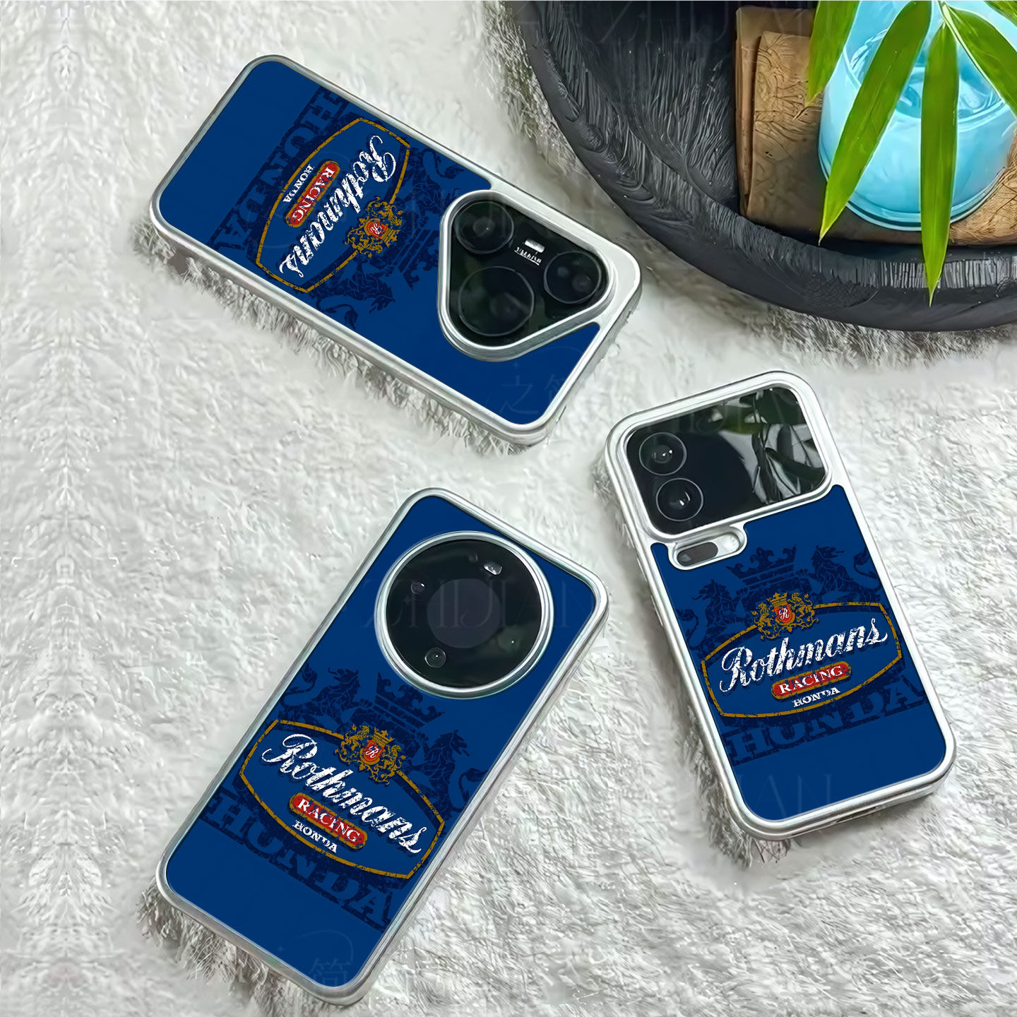 乐富门本田赛车磁吸磨砂黑框电镀玻璃手机壳适用苹果iphone17promax华为NOVA11PROOPPORENO6PROPLUSNOVA11SEO