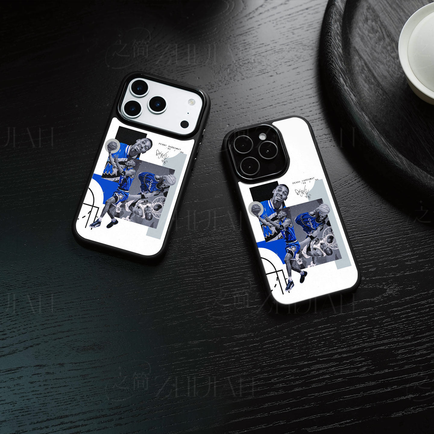 哈达威篮球磁吸磨砂黑框电镀玻璃手机壳适用苹果iphone17promax华为MATE80PROMAXOPPOFINDX6PROOPPOFINDX9SPR