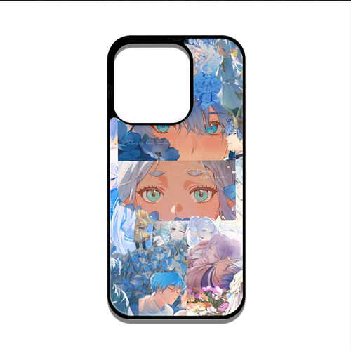 芙莉莲辛美尔磁吸磨砂黑框电镀玻璃手机壳适用苹果iphone17promax华为荣耀300PRO小米12PROVIVOS17EMATE30PRO