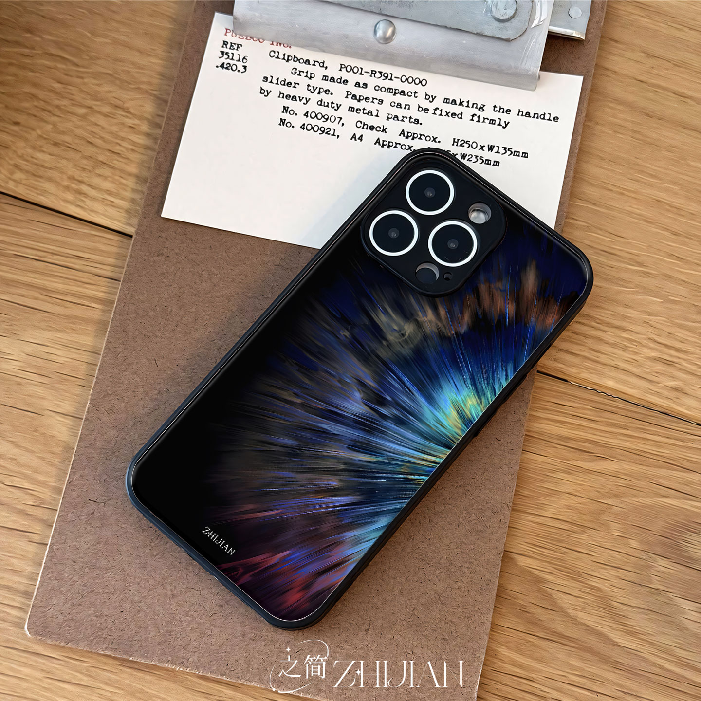 之简ZHIJIAN《炫彩流光》玻璃亮面磨砂手机壳新款小众不撞壳适用苹果17promax真我14proMATE40E三星S25PLUS小