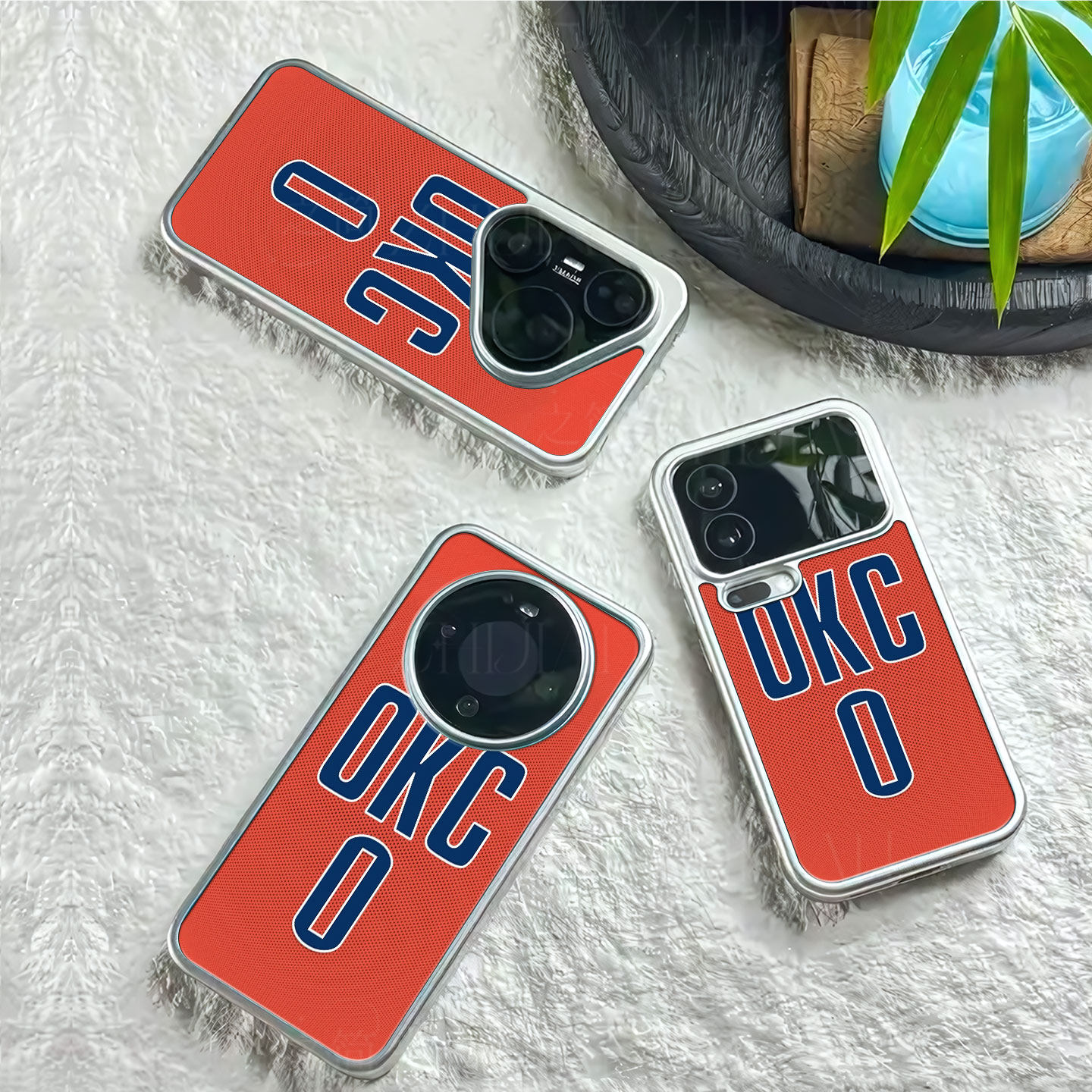 OKC0号球衣磁吸磨砂黑框电镀玻璃手机壳适用苹果iphone17promax华为荣耀90PROVIVOS19PRONOVA10SEOPPOFINDX9U
