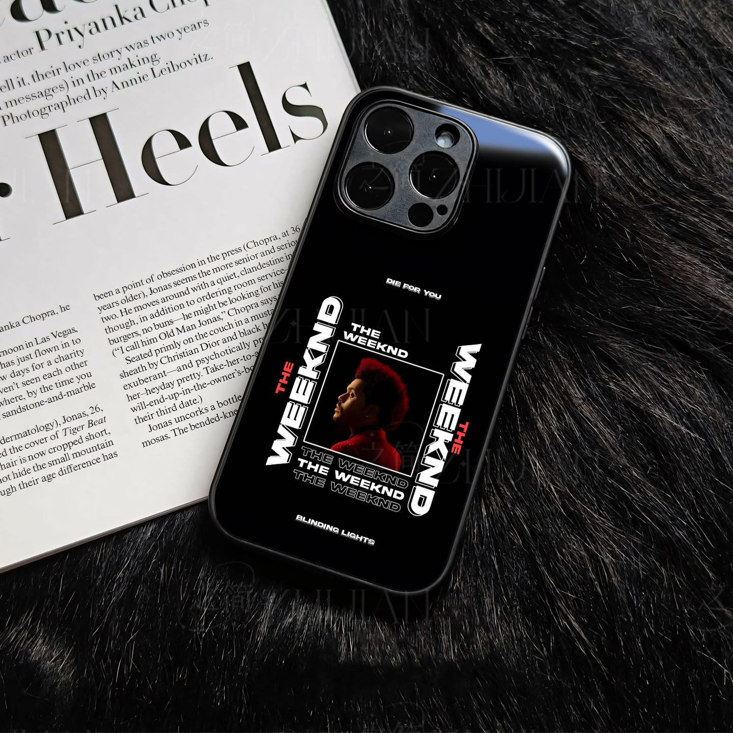 威肯音乐磁吸磨砂黑框电镀玻璃手机壳适用苹果iphone17promax华为红米K70至尊版红米K70PRONOVA12PROPROMAX12