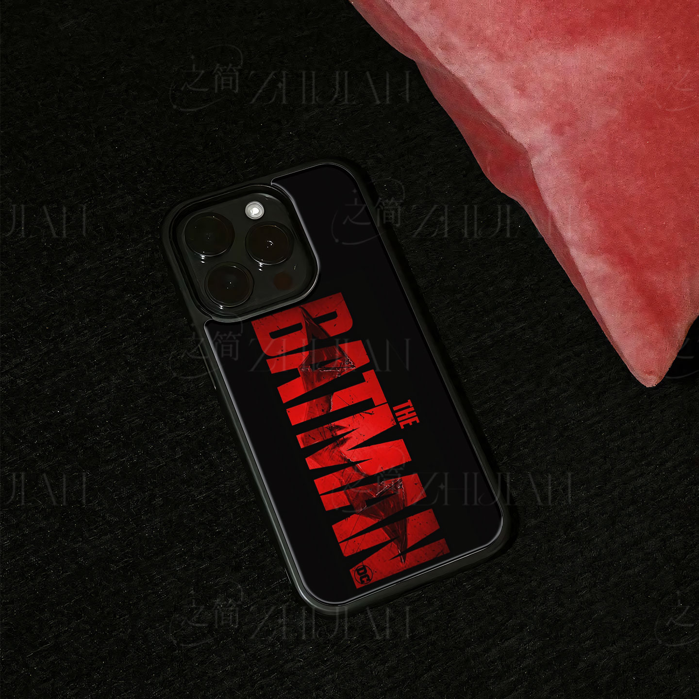 DC蝙蝠侠磁吸磨砂黑框电镀玻璃手机壳适用苹果iphone17promax华为1加ACE5竞速版1加ACE6至尊版荣耀X60GT荣耀2