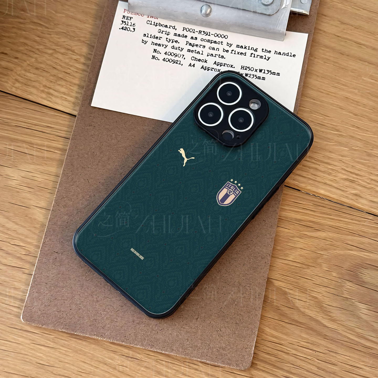 彪马意大利队磁吸磨砂黑框电镀玻璃手机壳适用苹果iphone17promax华为荣耀400PRO小米CIVI3VIVOX300PRONOVA8P