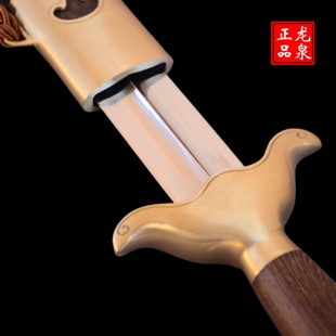 太极剑武术剑正品龙泉纯铜装具不锈钢剑男士女式刀剑晨练剑未开刃