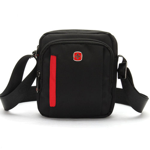瑞士军刀竖款尼龙休闲街头单肩包