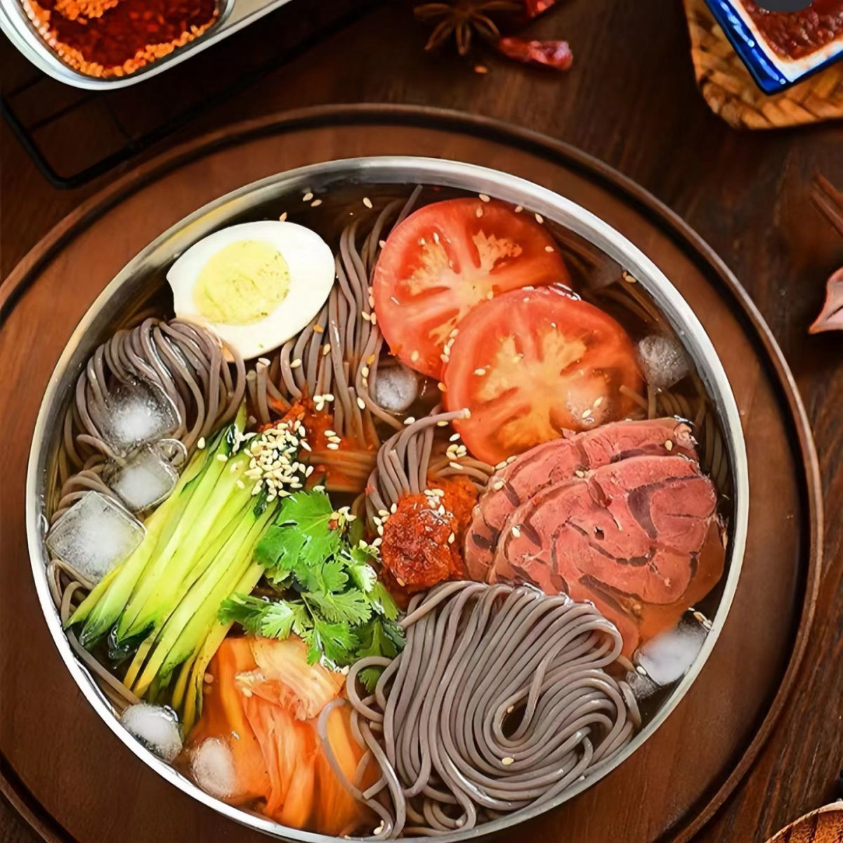 正宗朝族福姬小麥冷面蕎麥冷面物美價廉四季暢銷老少皆宜營養(yǎng)面食
