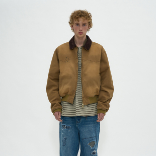 PARTIMENTO 美式 韩国正品 服 25FW小众百搭复古潮流夹克 做旧工装