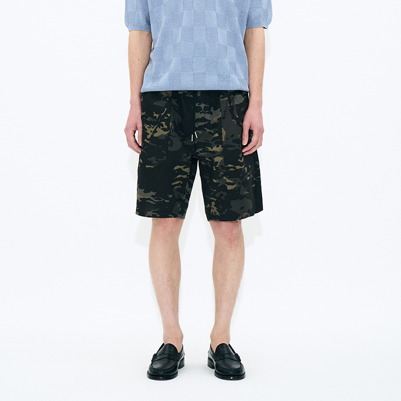 短裤宽松百搭休闲迷彩短裤