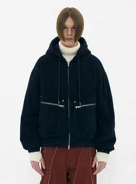 时尚3MThinsulate外套 韩国正品 PARTIMENTO 2025秋冬灯芯绒夹克