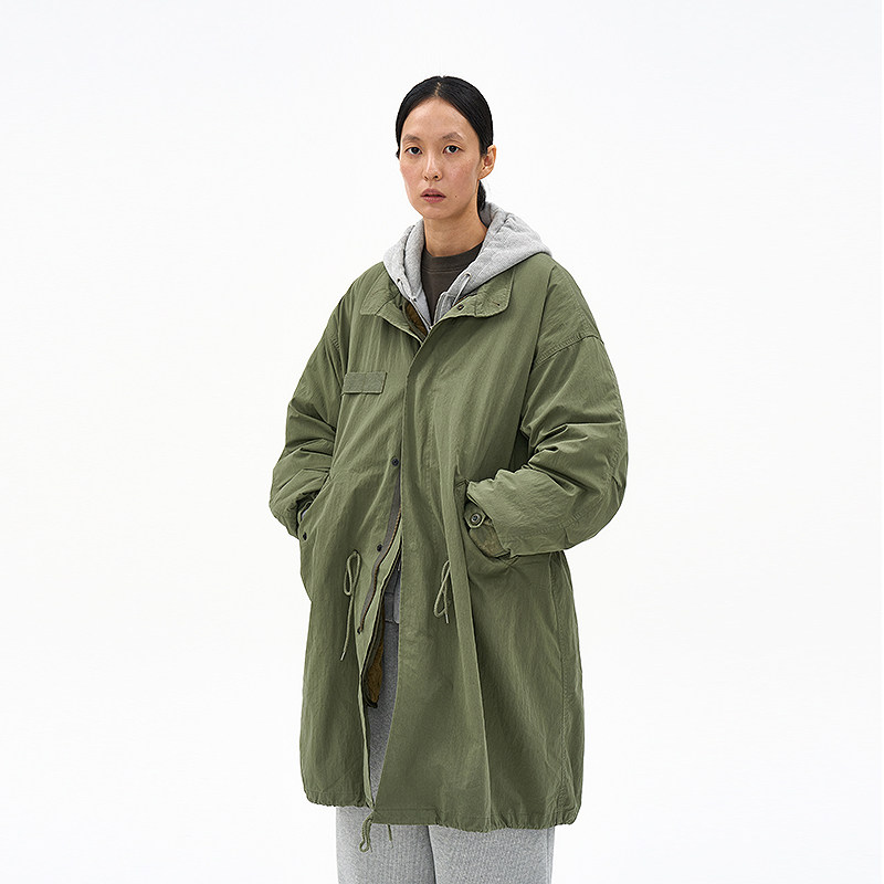 复古水洗M-65可拆卸内胆派克大衣