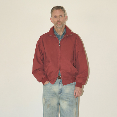 巴恩风复古休闲短款夹克外套男