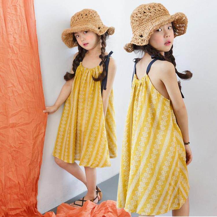 Girls Dress Summer wear 2019 new pattern Korean Edition girl Maxi dress CUHK Western style children Broken flowers Dressin the Children/Baby/Family fitted , Skirt(New) , Dress  category - from Buy2taobao.com to provide professional Taobao agent buy service