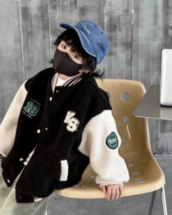 2026男童棒球服春秋款儿童痞帅炸街男孩女孩儿春装中童大童外套