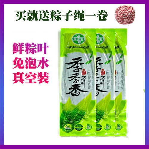 端午粽子叶粽叶新鲜箬叶真空包装