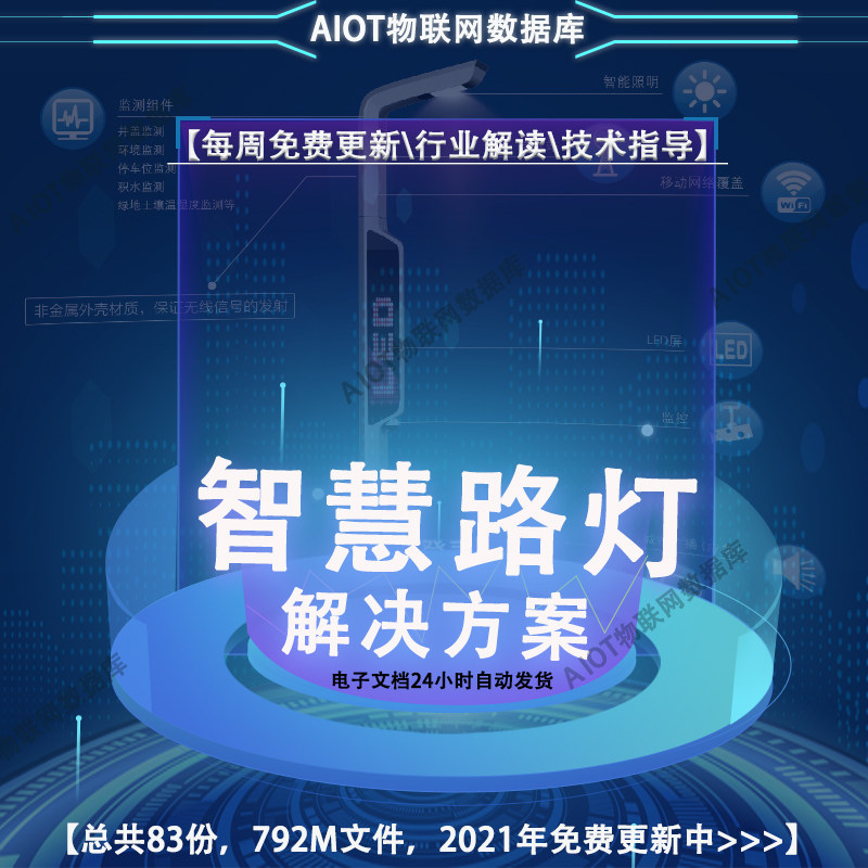 2024智慧路灯解决方案智能城市照明方案5G城市雪亮工程管理平台