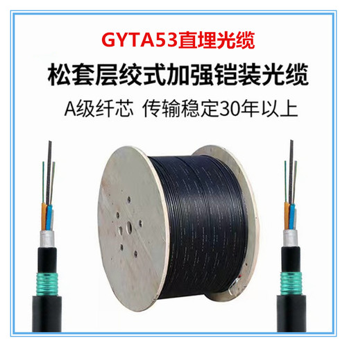 双铠装直埋阻燃光缆单模多模A1b