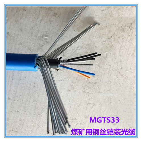 防鼠阻燃井下光缆MGTSV重铠矿缆