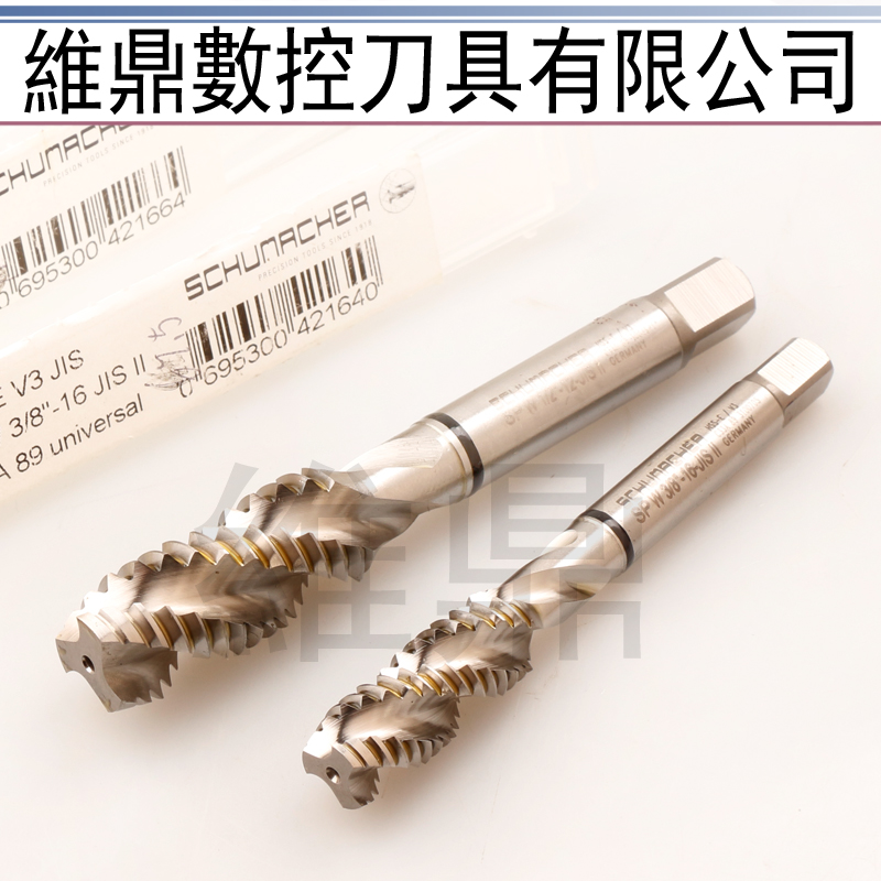 STK机用丝攻螺旋丝锥铝不锈钢