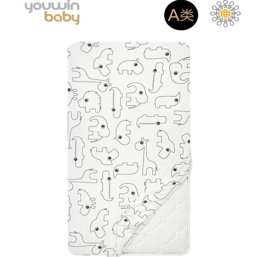 新生儿纯棉床笠床垫套优为透气