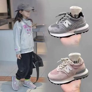 休闲跑步鞋 儿童运动鞋 男童透气网面老爹鞋 女童阿甘鞋 春秋2025新款