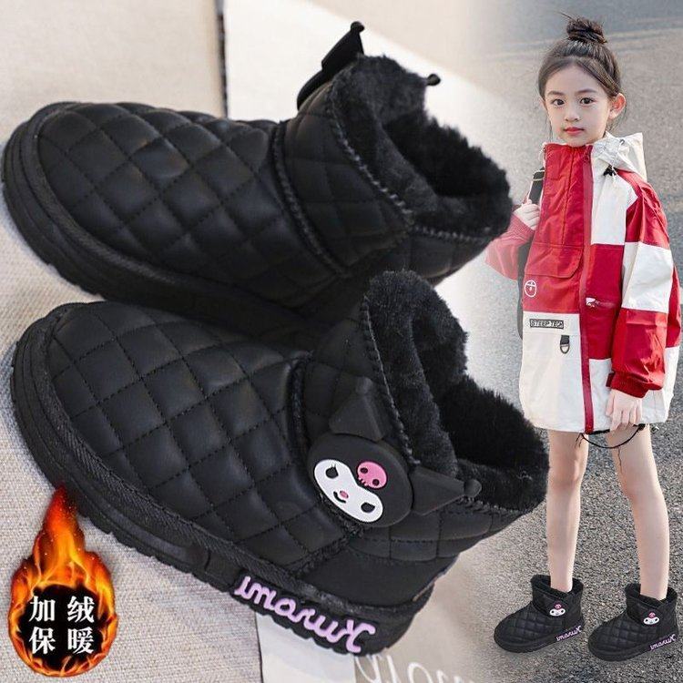 女童棉鞋冬季2024新款儿童加绒加厚雪地靴防水保暖短靴女孩大棉靴,童鞋/婴儿鞋/亲子鞋,雪地靴,淘宝优惠券,粉丝福利购,淘宝优惠卷