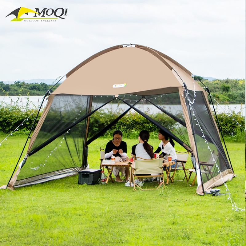 莫崎户外遮阳凉棚多人沙滩野营