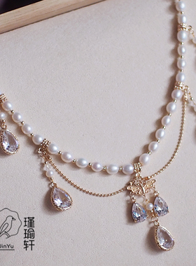 锆石淡水珍珠璎珞lolita包邮
