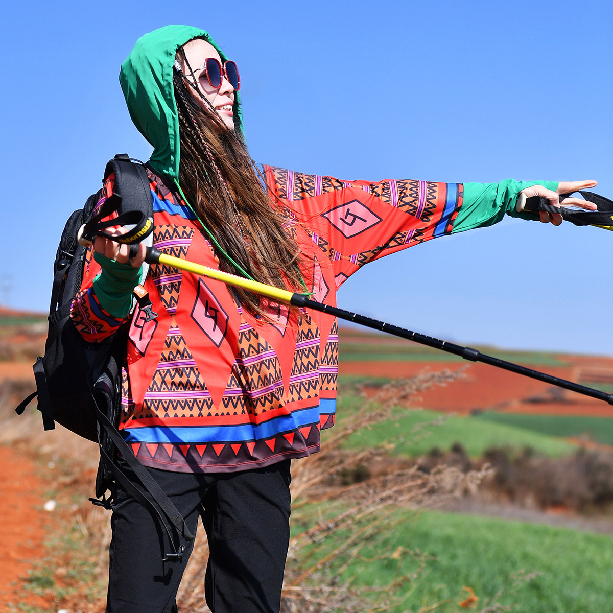 北京森林户外2025新品原创春夏印花轻薄透气遮阳皮肤衣速干T恤女,户外/登山/野营/旅行用品,速干T恤,淘宝优惠券,粉丝福利购,淘宝优惠卷