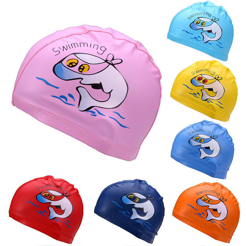 Children's Caps PU coating waterproof Fabric Boy girl currency baby Ear silica gel bathing cap Natatoriumin the Children/Baby/Family fitted , Children's swimwear , Caps  category - from Buy2taobao.com to provide professional Taobao agent buy service